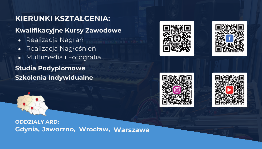 Wizytówka zaprojektowana dla ARD